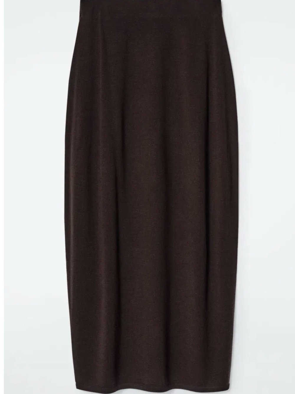 COS Brown Maxi Pencil Skirt - Picture 7 of 12